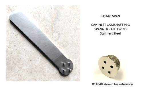 CAP INLET CAMSHAFT PEG SPANNER - ALL TWINS
